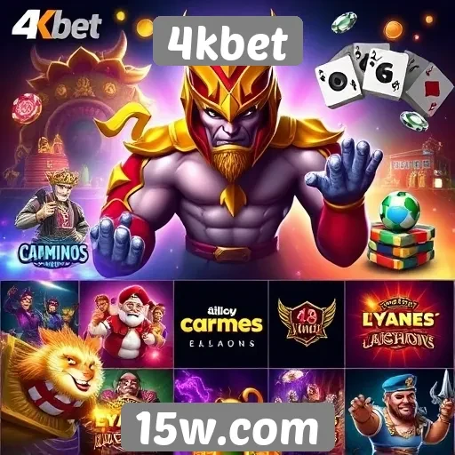 Variedades de jogos disponíveis no 4kbet